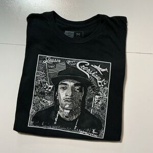 TMC The Marathon Clothing Nipsey Hussle Slauson Malcolm X Black Graphic T-Shirt